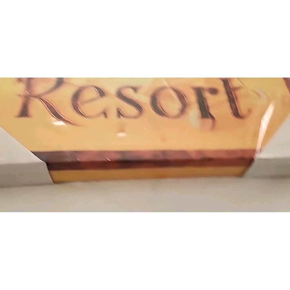 New Lot 2 Vintage Style Canvas Print Home Decor "16x12" Flower 1928 & Resort NIB - Picture 4 of 5